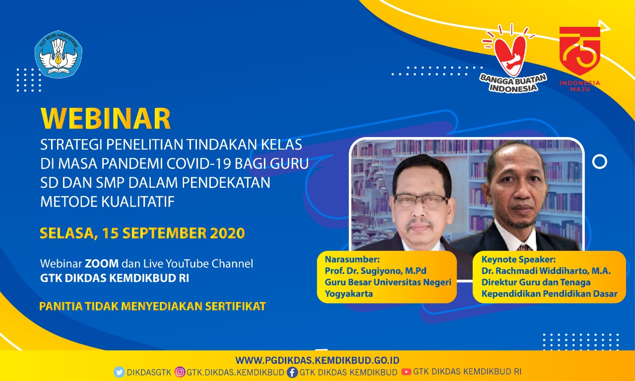 Seri Webinar - Direktorat Guru Pendidikan Dasar